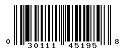 UPC barcode number 030111451958