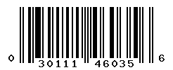 UPC barcode number 030111460356