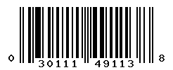 UPC barcode number 030111491138