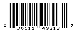 UPC barcode number 030111493132
