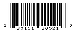 UPC barcode number 030111505217