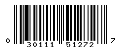 UPC barcode number 030111512727