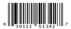 UPC barcode number 030111513427