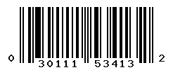 UPC barcode number 030111534132