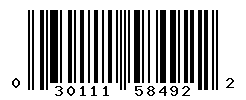 UPC barcode number 030111584922