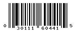 UPC barcode number 030111604415