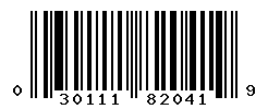 UPC barcode number 030111820419