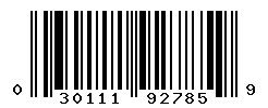 UPC barcode number 030111927859