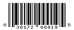 UPC barcode 030172000195