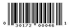 UPC barcode 030172000461