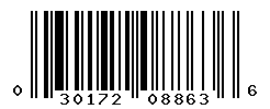 UPC barcode number 030172088636