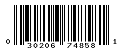 UPC barcode number 030206748581