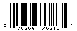 upc 030306702131 barcode image