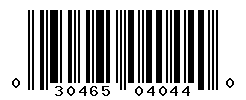 upc 030465040440 barcode image