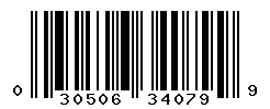 UPC barcode number 030506340799