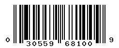 upc 030559681009 barcode image