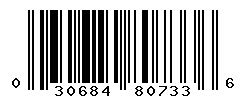 UPC barcode number 030684807336