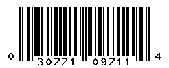 UPC barcode number 030771097114