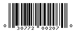 UPC barcode number 030772002070