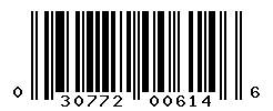 UPC barcode number 030772006146