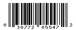UPC barcode number 030772055472