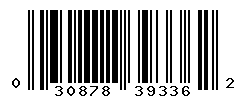 UPC barcode number 030878393362