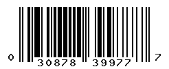 UPC barcode number 030878399777