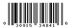 UPC barcode number 030915348416
