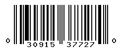 UPC barcode number 030915377270