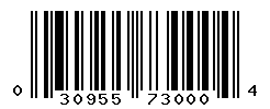 upc 030955730004 barcode image