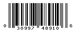 UPC barcode number 030997489106