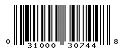 031000307448 barcode