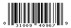 upc 031009409679 barcode image