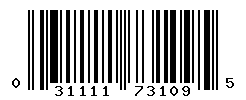 UPC barcode number 031111731095