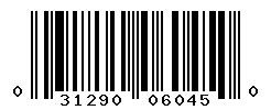 UPC barcode number 031290060450