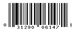 UPC barcode number 031290061471