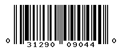 UPC barcode number 031290090440