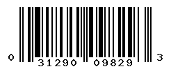 UPC barcode number 031290098293