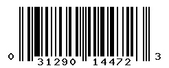 UPC barcode 031290144723