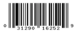 UPC barcode number 031290162529 lookup