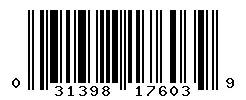031398176039 barcode