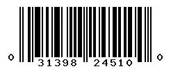 031398245100 barcode