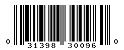 upc 031398300960 barcode image