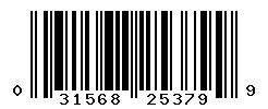 UPC barcode number 031568253799