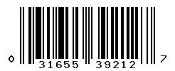 031655392127 barcode