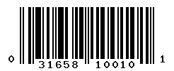 upc 031658100101 barcode image