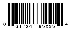 UPC barcode number 031724850954