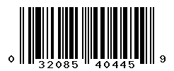 upc 032085404459 barcode image