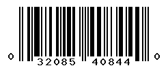 UPC barcode number 032085408440