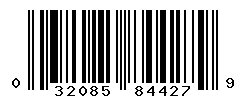 UPC barcode number 032085844279